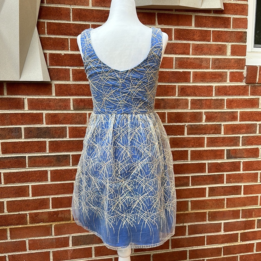 Minuet Blue A-Line Dress Size S - Picture 3 of 8